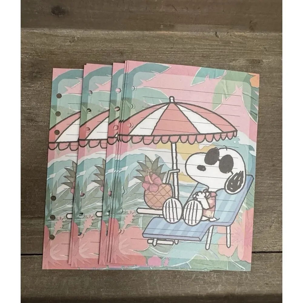 Peanuts Snoopy Charlie Brown Size A5 Refill Paper (50 Sheets)